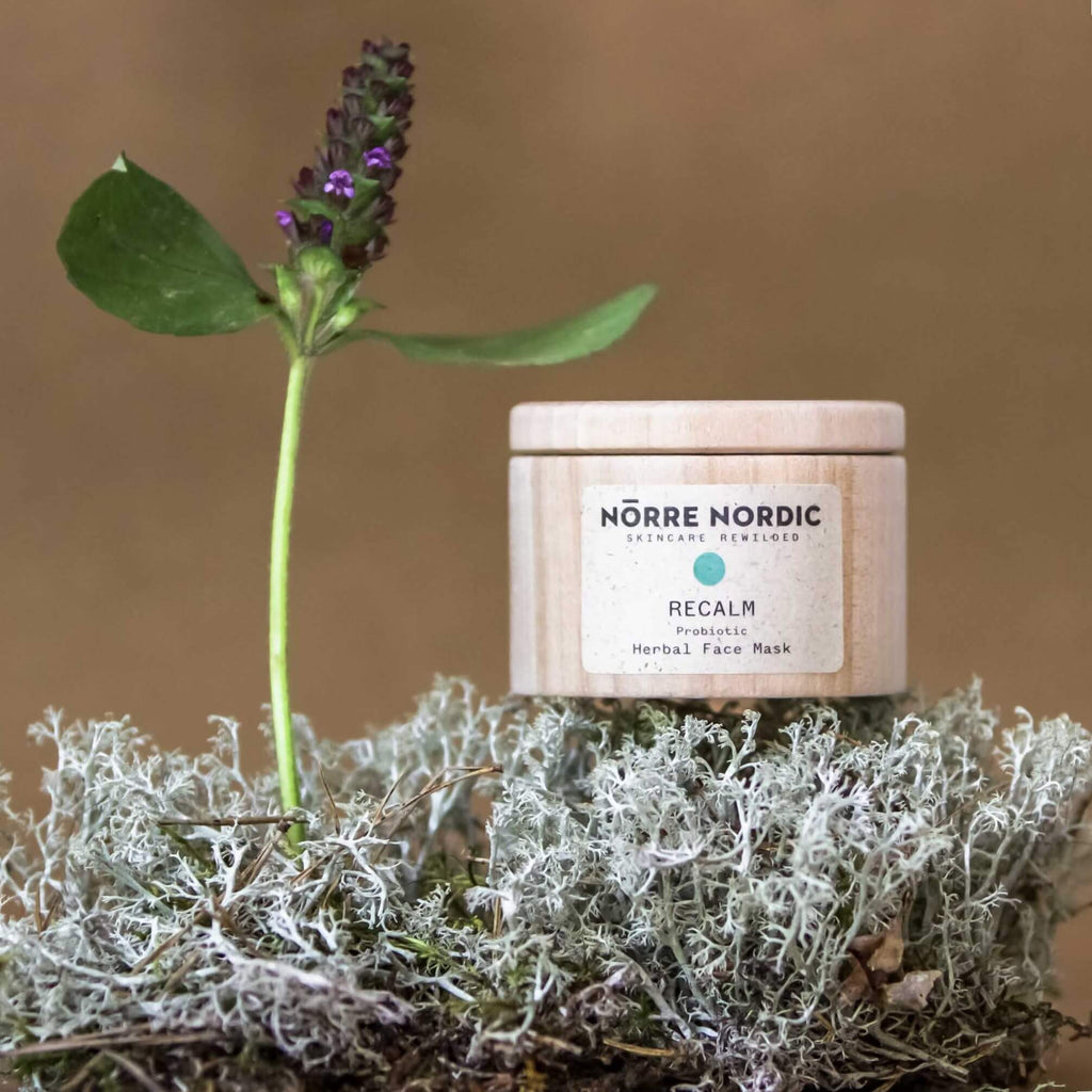 Nörre Nordic RECALM Herbal Face Mask for sensitive and dry skin
