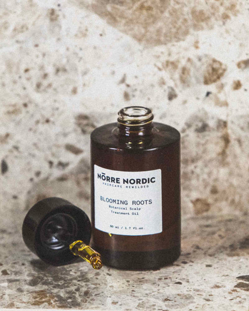 Nörre Nordic Botanical Scalp Treatment Oil glass bottle