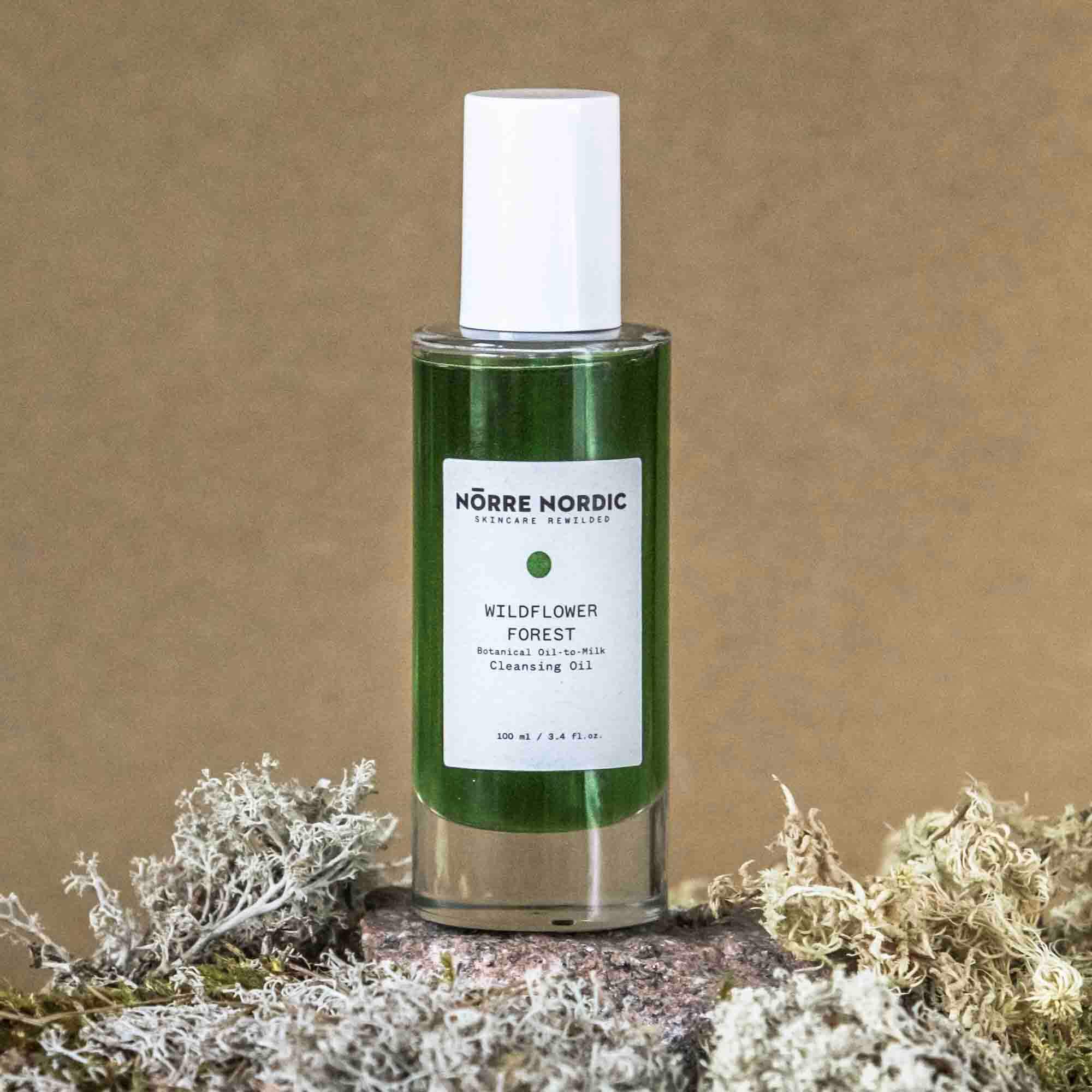 Nörre Nordic Wildflower Forest Botanical Oil-to-Milk Cleansing Oil