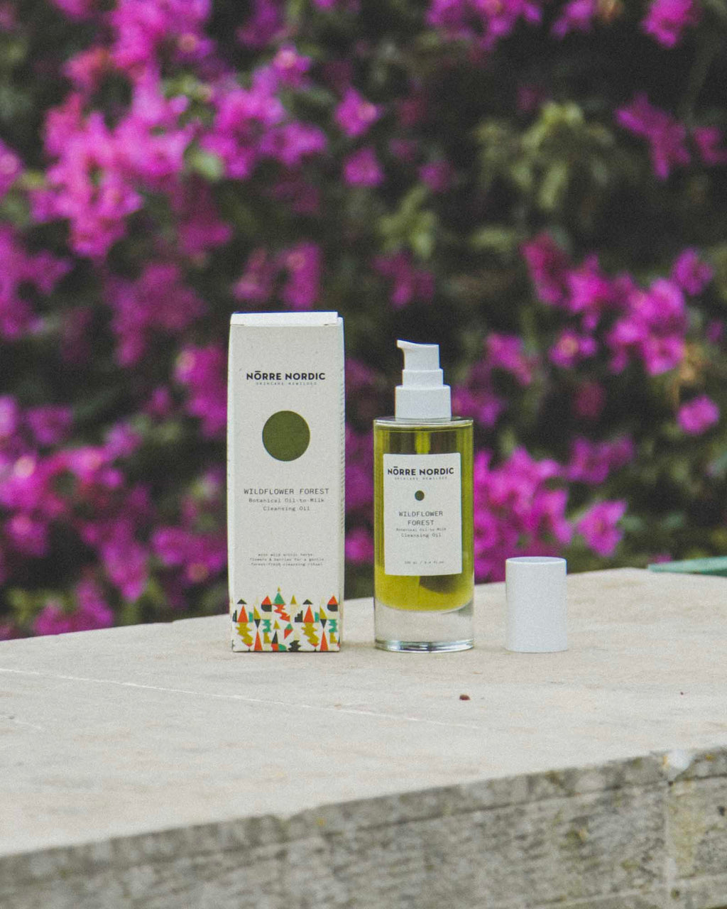 Nörre Nordic Wildflower Forest Cleansing Oil botanical ingredients