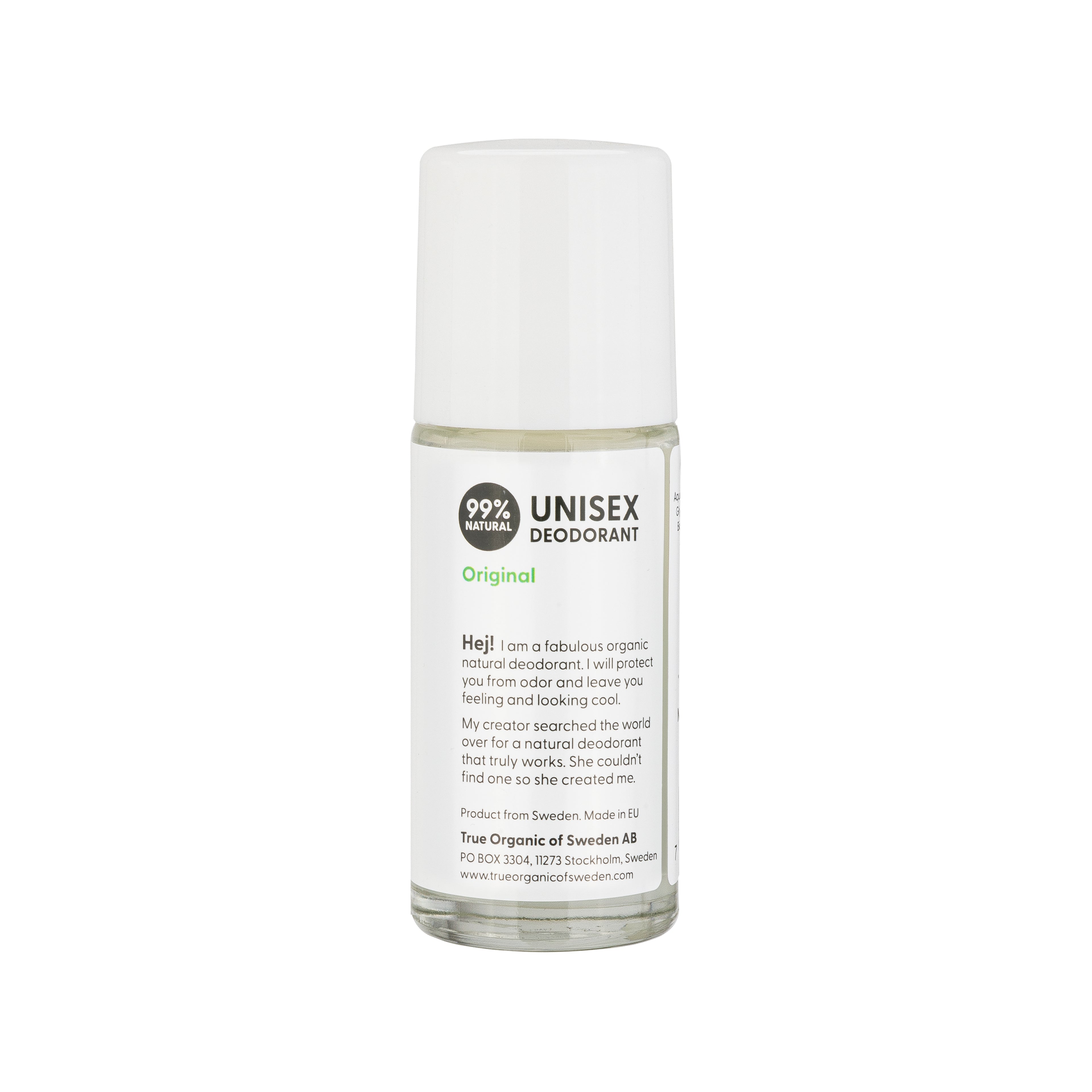 True Organic of Sweden Undercover Agent Natural Deodorant