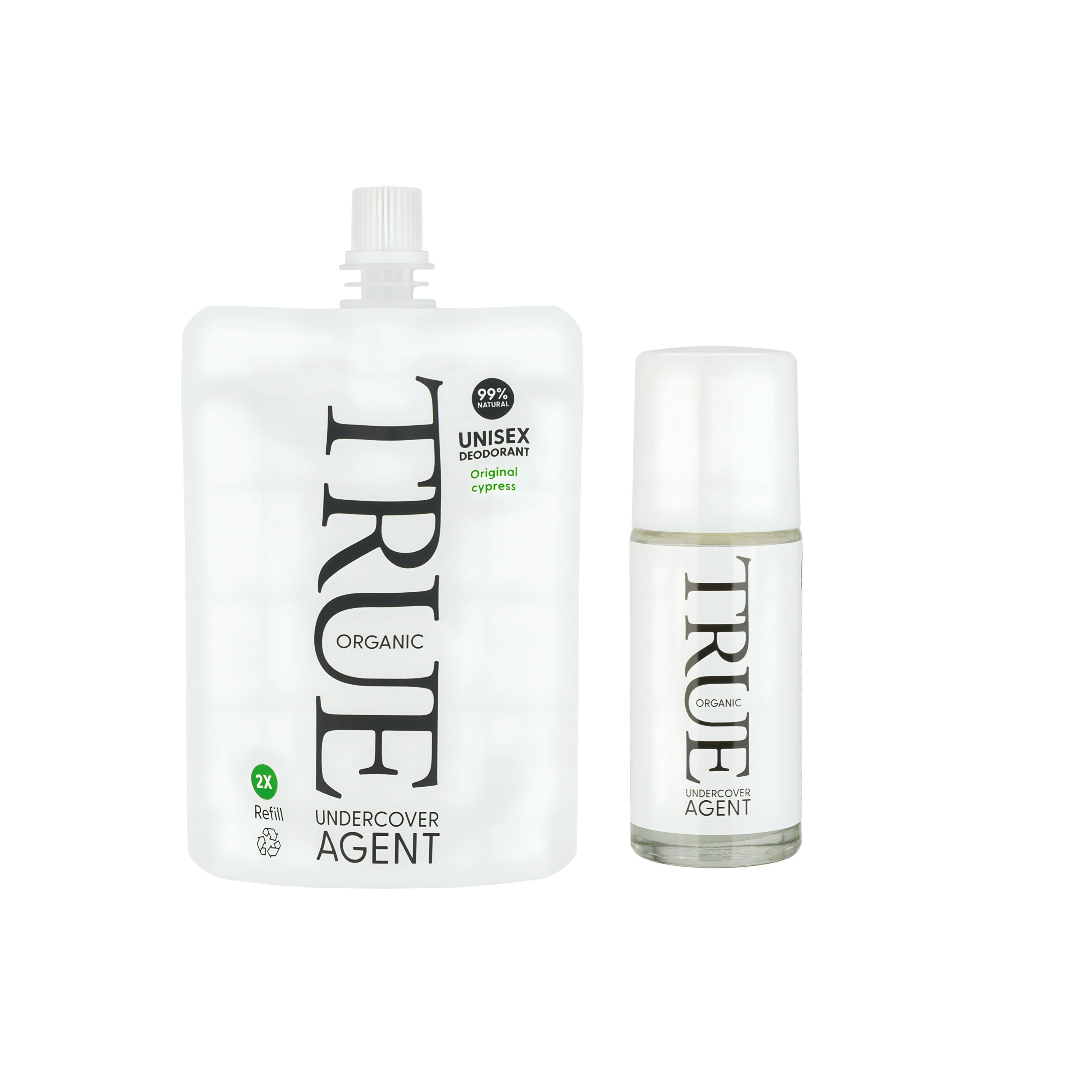True Organic of Sweden Undercover Agent Deodorant four scent options